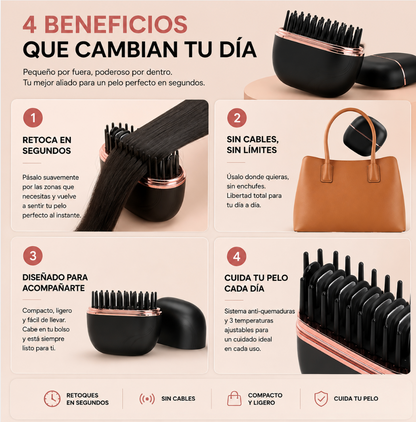 AlisePro™ - Alisa y retoca tu pelo al instante y donde sea