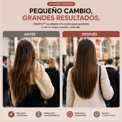 AlisePro™ - Alisa y retoca tu pelo al instante y donde sea