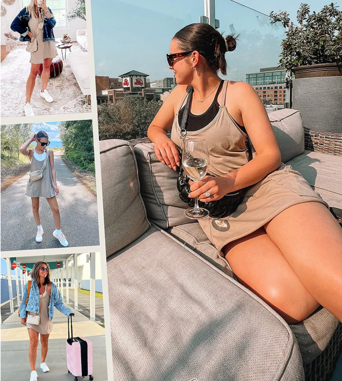 Vestido Mono 2 en 1 - Deporte, Playa, Casa ... Comodidad y estilo