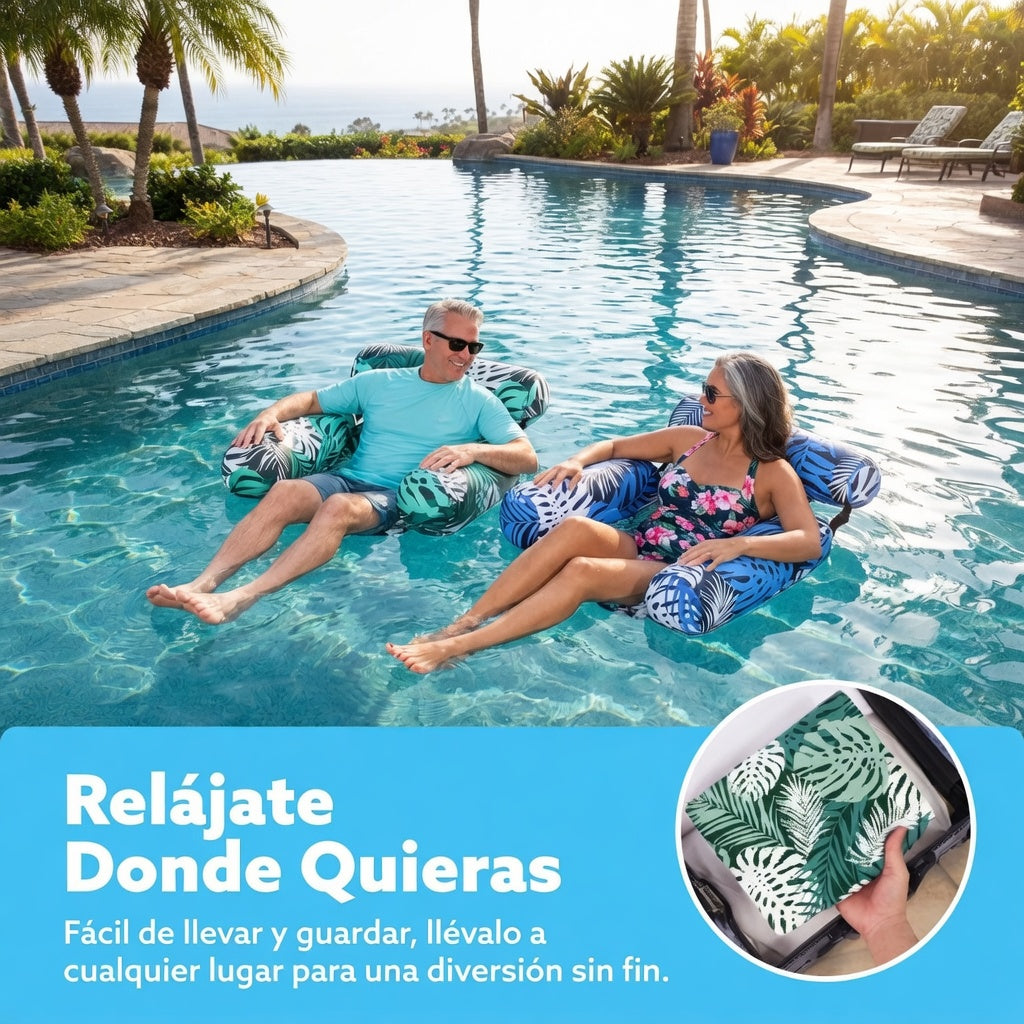AquaChill™ - Silla Flotante para Piscina